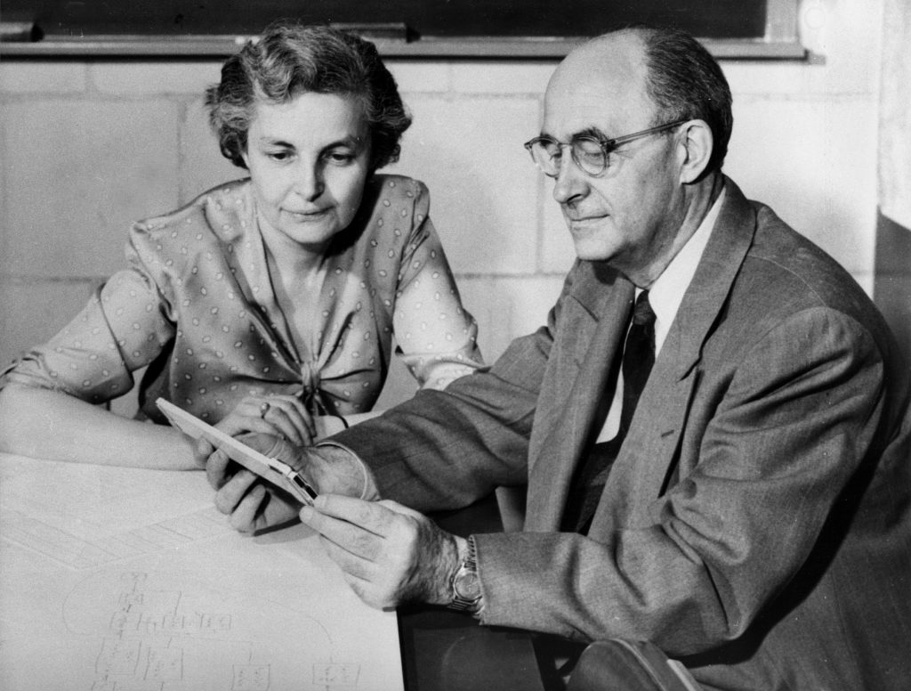 Enrico Fermi and his wife, Laura